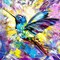 Colorful Flight CS2518 14.9 x 14.9 inches Crafting Spark Diamond Painting Kit